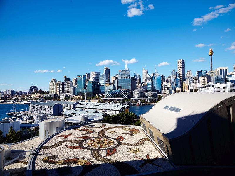 فندق ذا ستار جراند آند ريزيدنسيز سيدني المظهر الخارجي الصورة View of the Sydney CBD from the rooftop of the Australian Museum