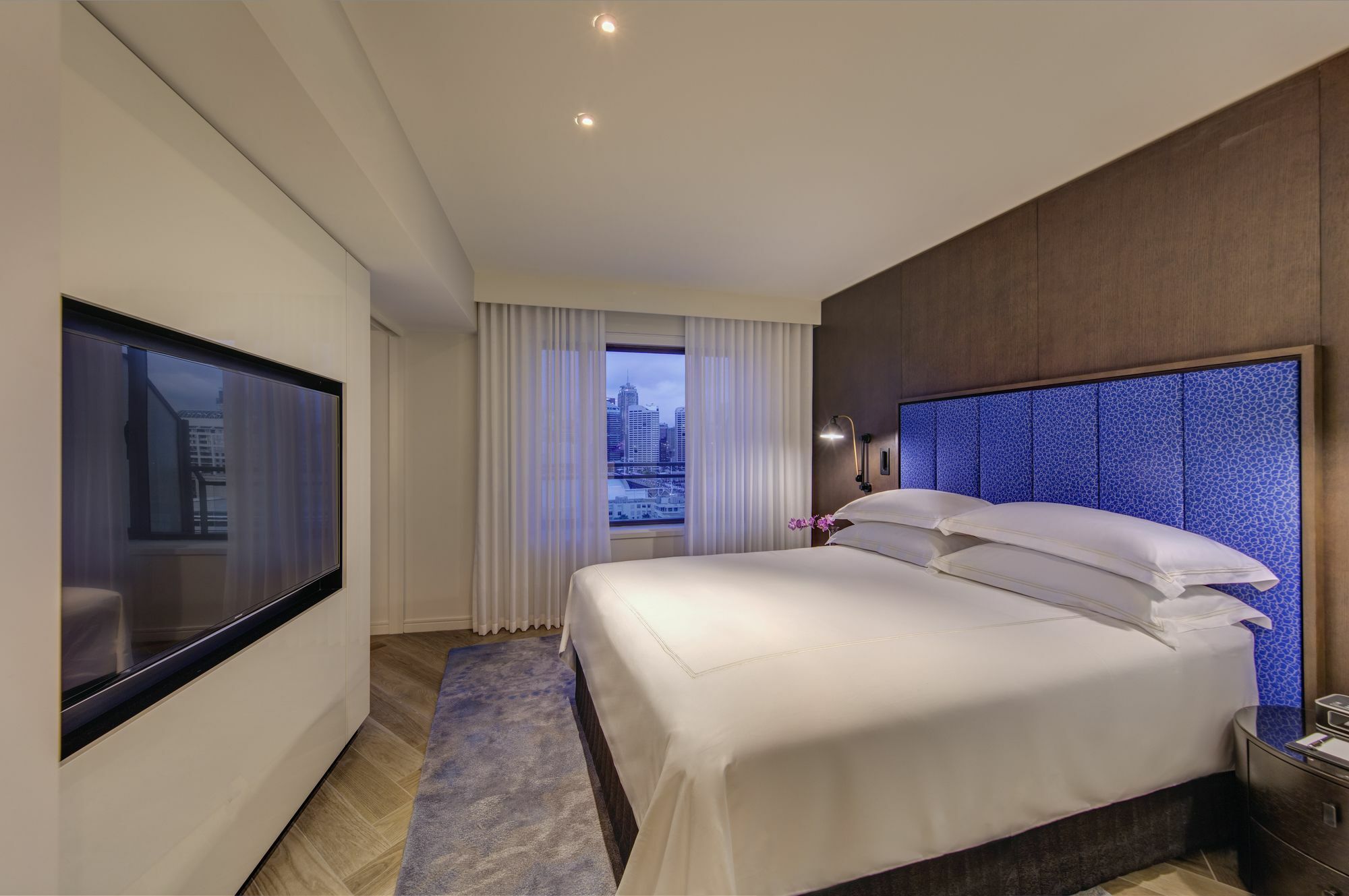فندق ذا ستار جراند آند ريزيدنسيز سيدني المظهر الخارجي الصورة A bedroom at the hotel
